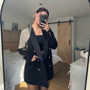 blazer forever 21 black